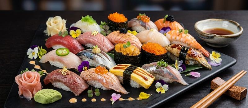 Nigiri i många sorter